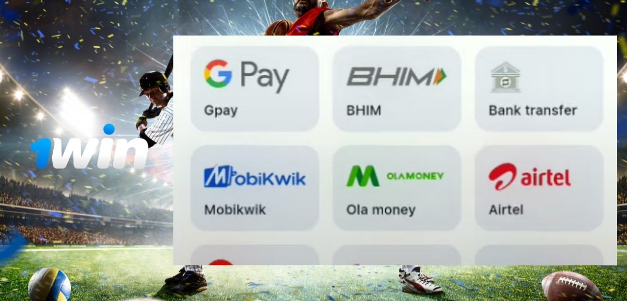 1win payment methods in India 