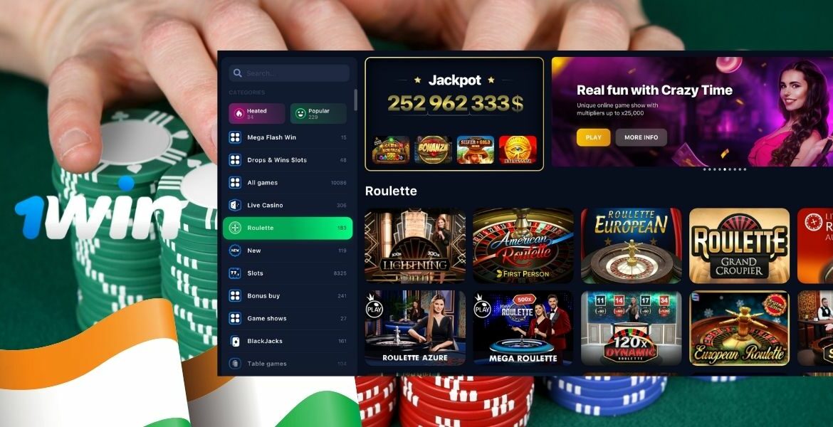 1win India casino overview in 2022